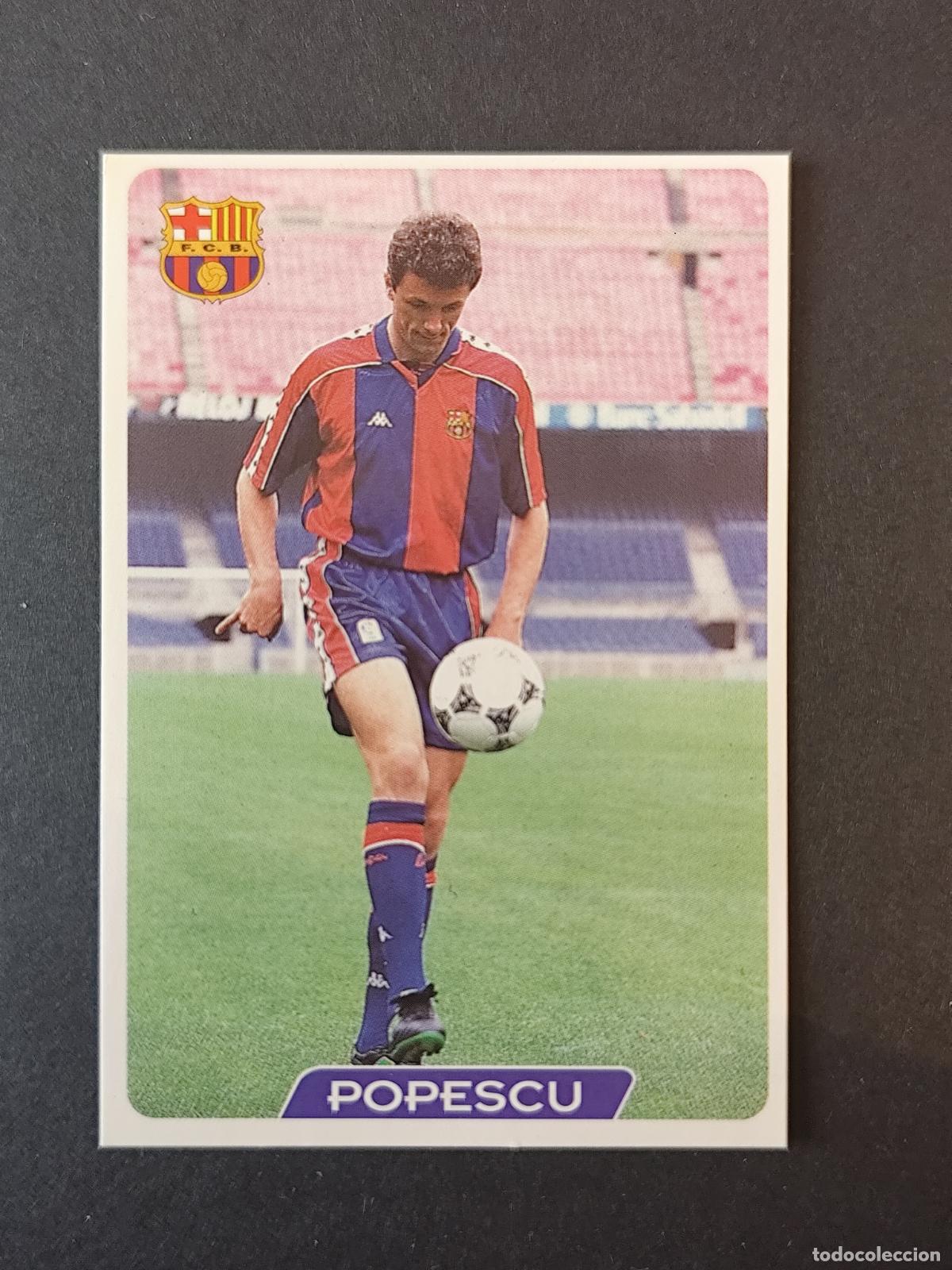 Cromos de Futebol: 67 POPESCU BARCELONA BAR&Ccedil;A &Uacute;LTIMA HORA MUNDICROMO FICHAS LIGA 1995 1996 95 96