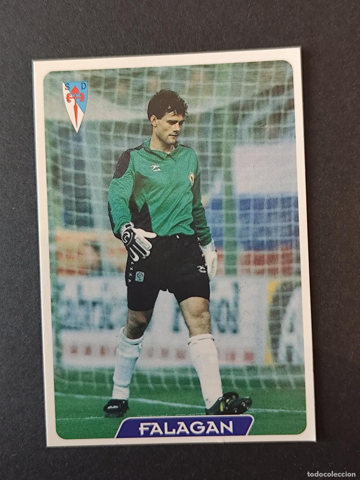 Fu&szlig;ball-Sticker: 273 FALAGAN COMPOSTELA MUNDICROMO FICHAS LIGA 1995 1996 95 96