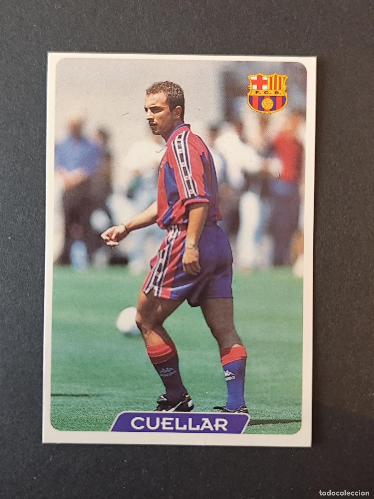 Cartes &agrave; collectionner de Football: 71 CUELLAR BARCELONA BAR&Ccedil;A &Uacute;LTIMA HORA MUNDICROMO FICHAS LIGA 1995 1996 95 96