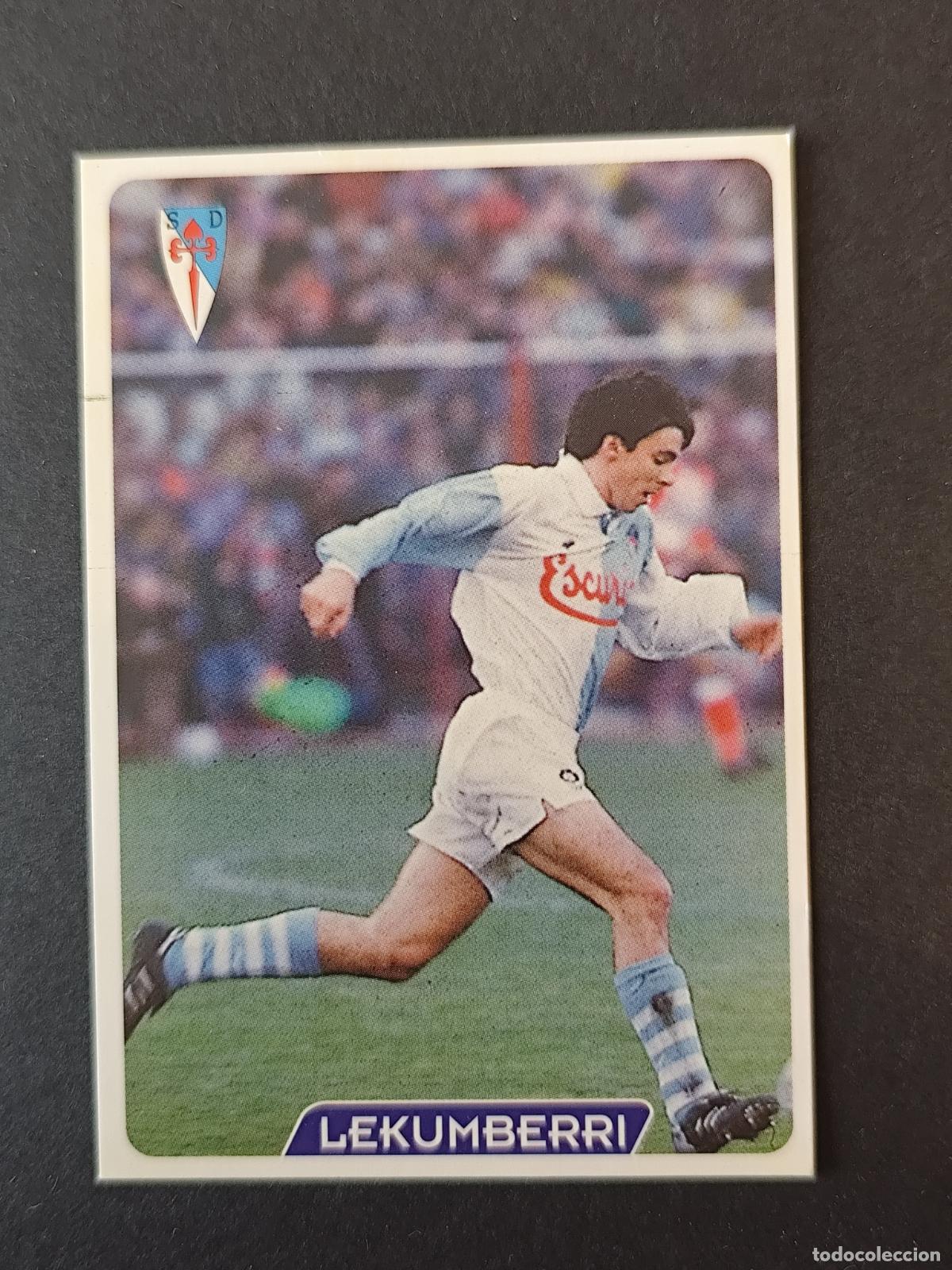 Figurine di Calcio: 282 LEKUMBERRI COMPOSTELA MUNDICROMO FICHAS LIGA 1995 1996 95 96