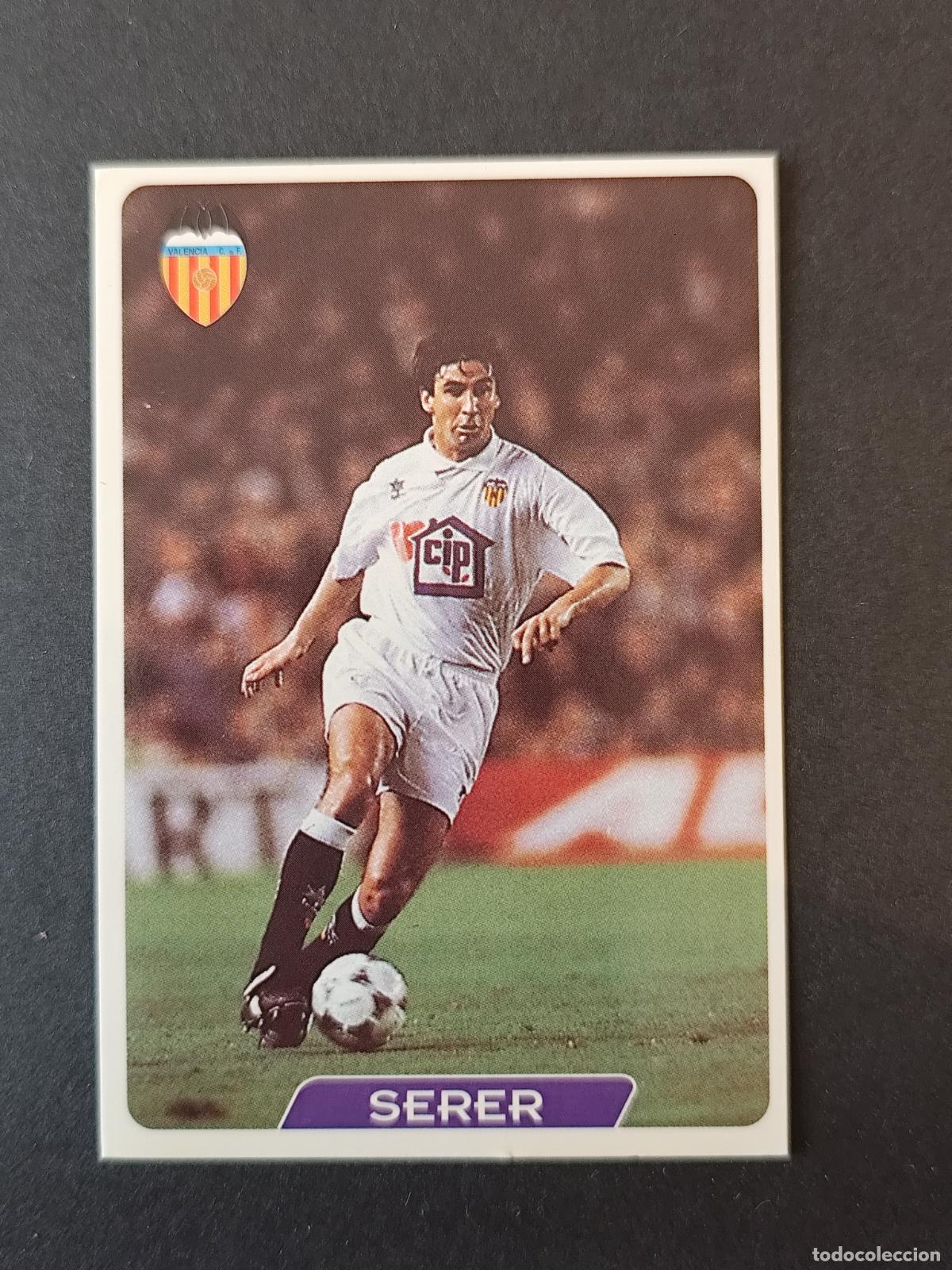 Figurine di Calcio: 169 SERER VALENCIA MUNDICROMO FICHAS LIGA 1995 1996 95 96