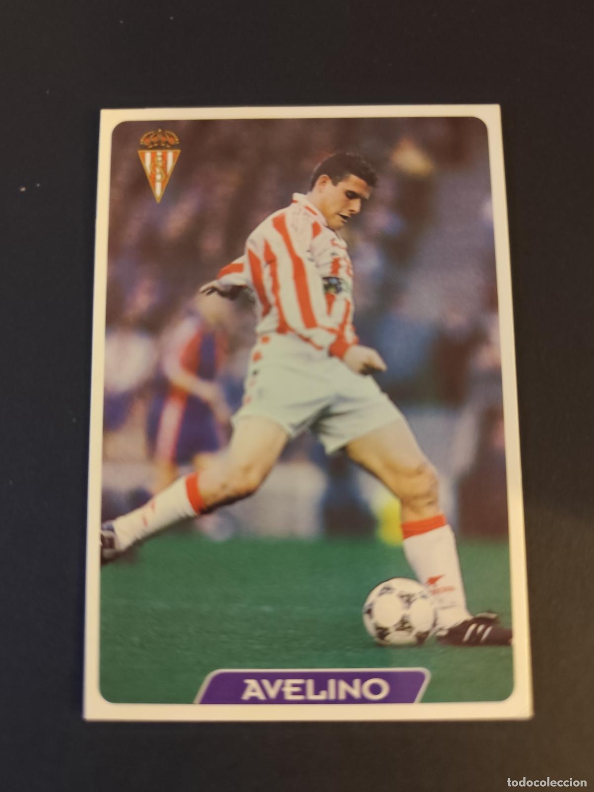 Cromos de F&uacute;tbol: 311 AVELINO SPORTING GIJ&Oacute;N MUNDICROMO FICHAS LIGA 1995 1996 95 96