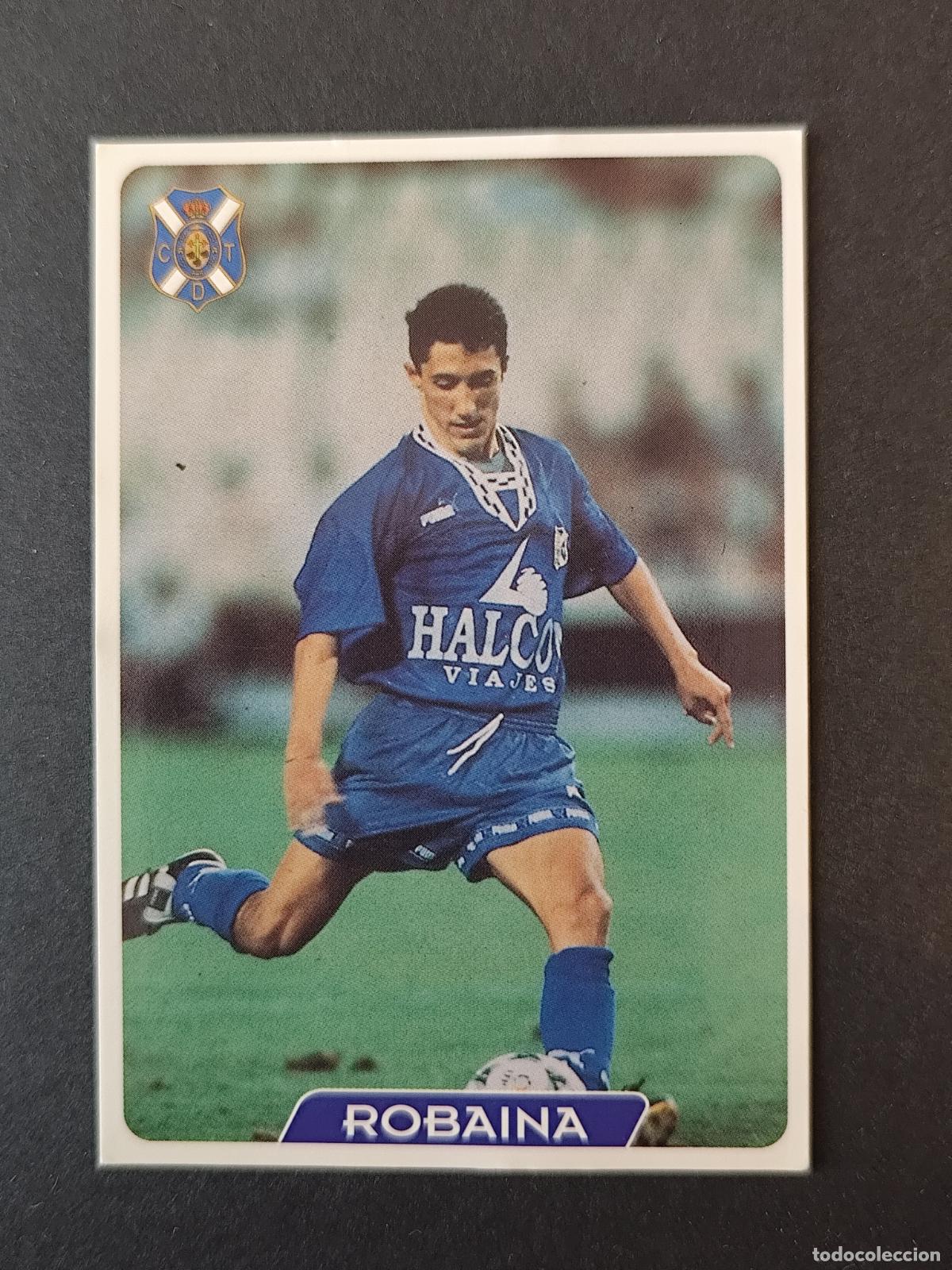 Fu&szlig;ball-Sticker: 270 ROBAINA TENERIFE MUNDICROMO FICHAS LIGA 1995 1996 95 96