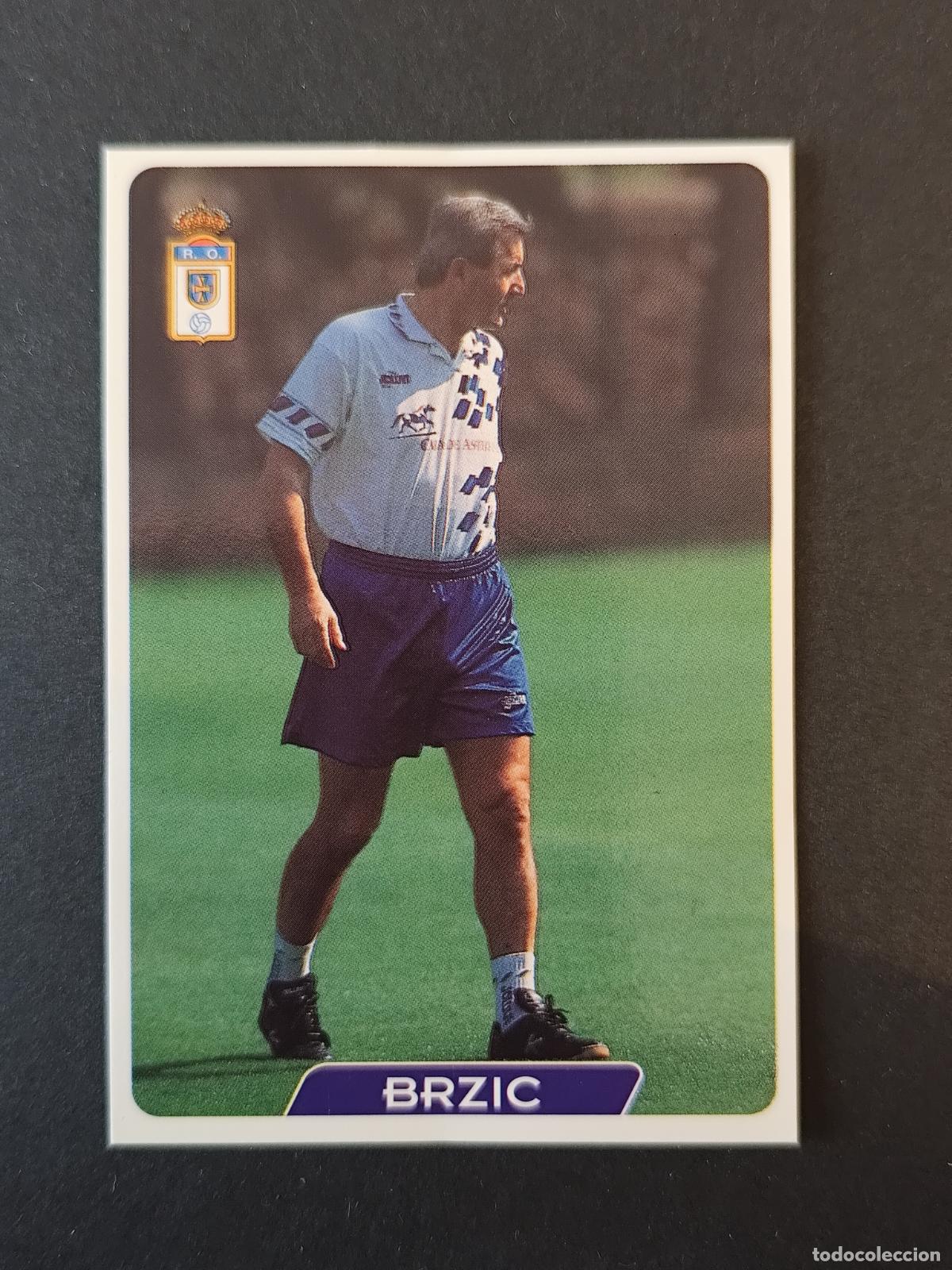Figurine di Calcio: 146 BRZIC ENTRENADOR OVIEDO MUNDICROMO FICHAS LIGA 1995 1996 95 96