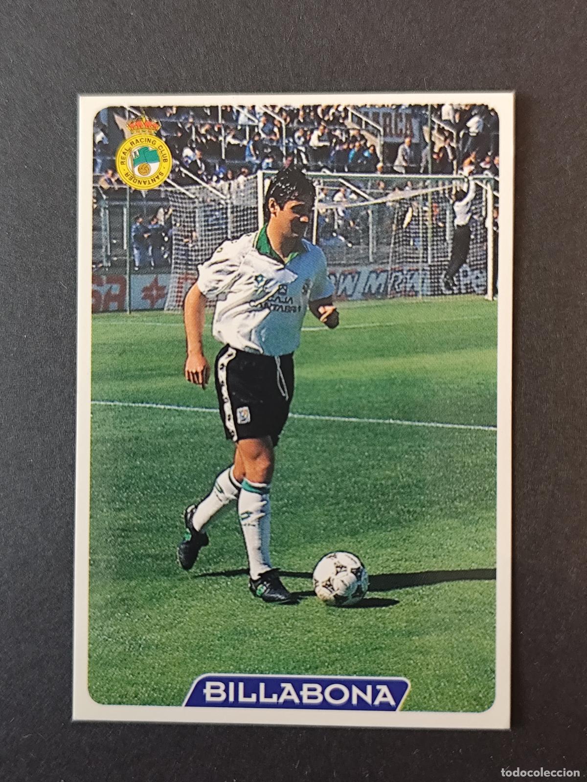 Cromos de Futebol: 209 BILLABONA RACING SANTANDER MUNDICROMO FICHAS LIGA 1995 1996 95 96