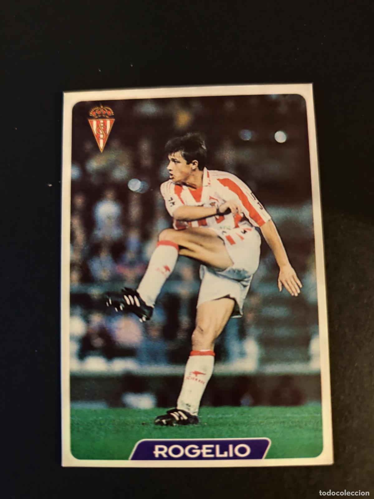 Cromos de F&uacute;tbol: 321 ROGELIO SPORTING GIJ&Oacute;N MUNDICROMO FICHAS LIGA 1995 1996 95 96