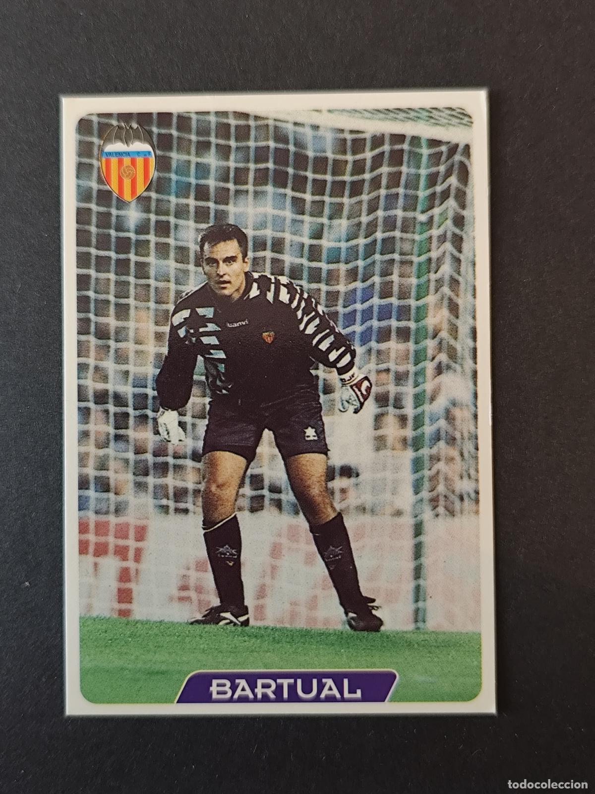 Cromos de Futebol: 166 BARTUAL VALENCIA MUNDICROMO FICHAS LIGA 1995 1996 95 96