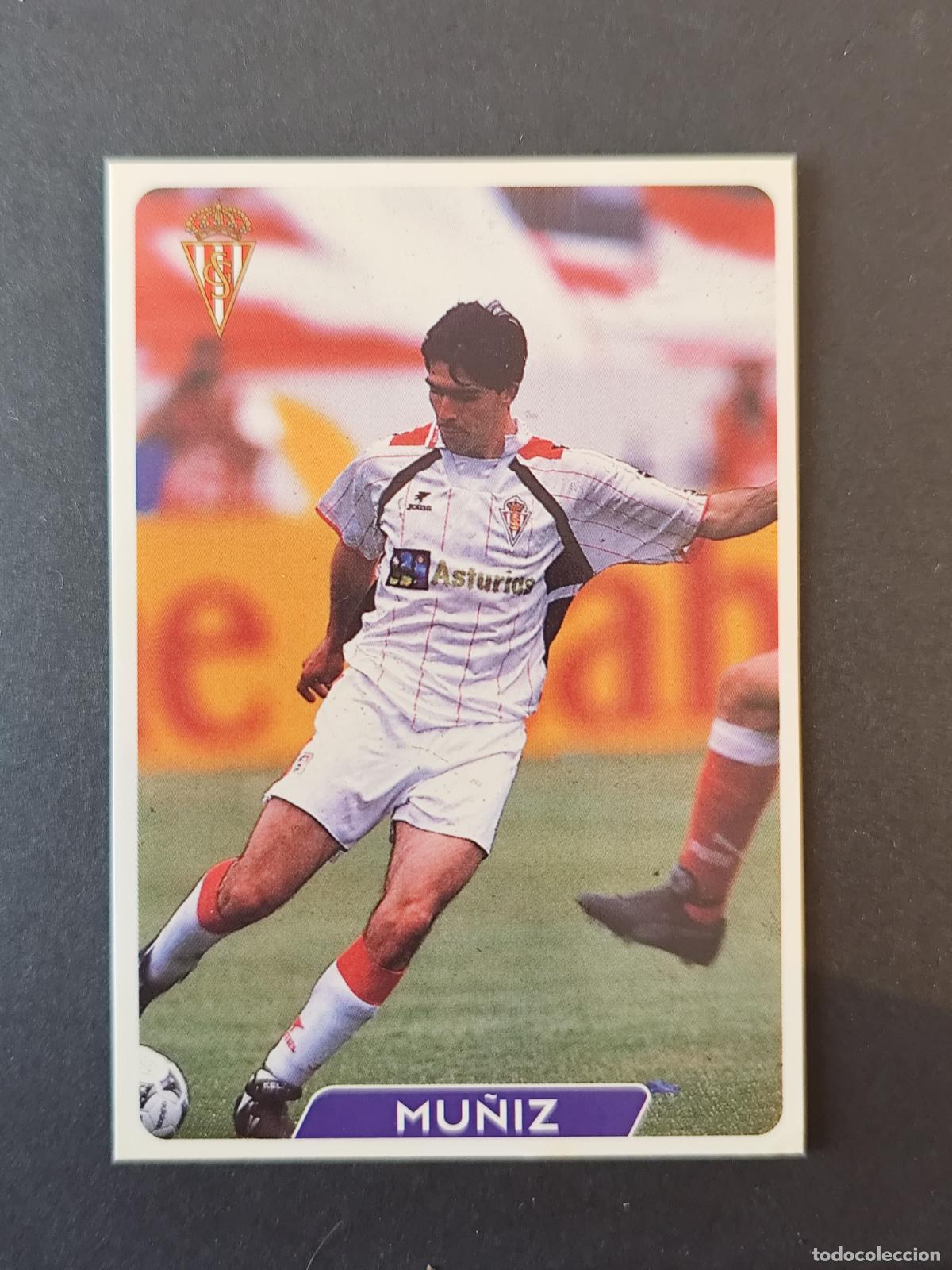Cromos de F&uacute;tbol: 313 MU&Ntilde;IZ SPORTING GIJ&Oacute;N MUNDICROMO FICHAS LIGA 1995 1996 95 96