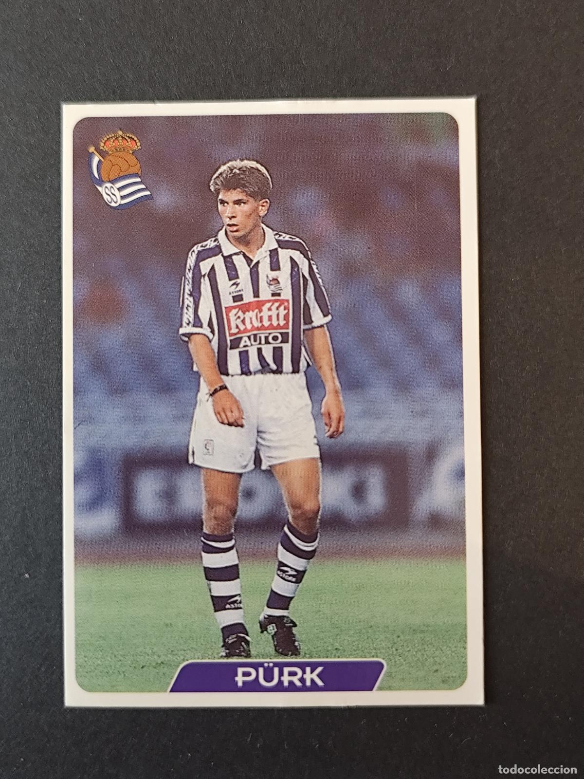 Cartes &agrave; collectionner de Football: 198 PURK REAL SOCIEDAD MUNDICROMO FICHAS LIGA 1995 1996 95 96