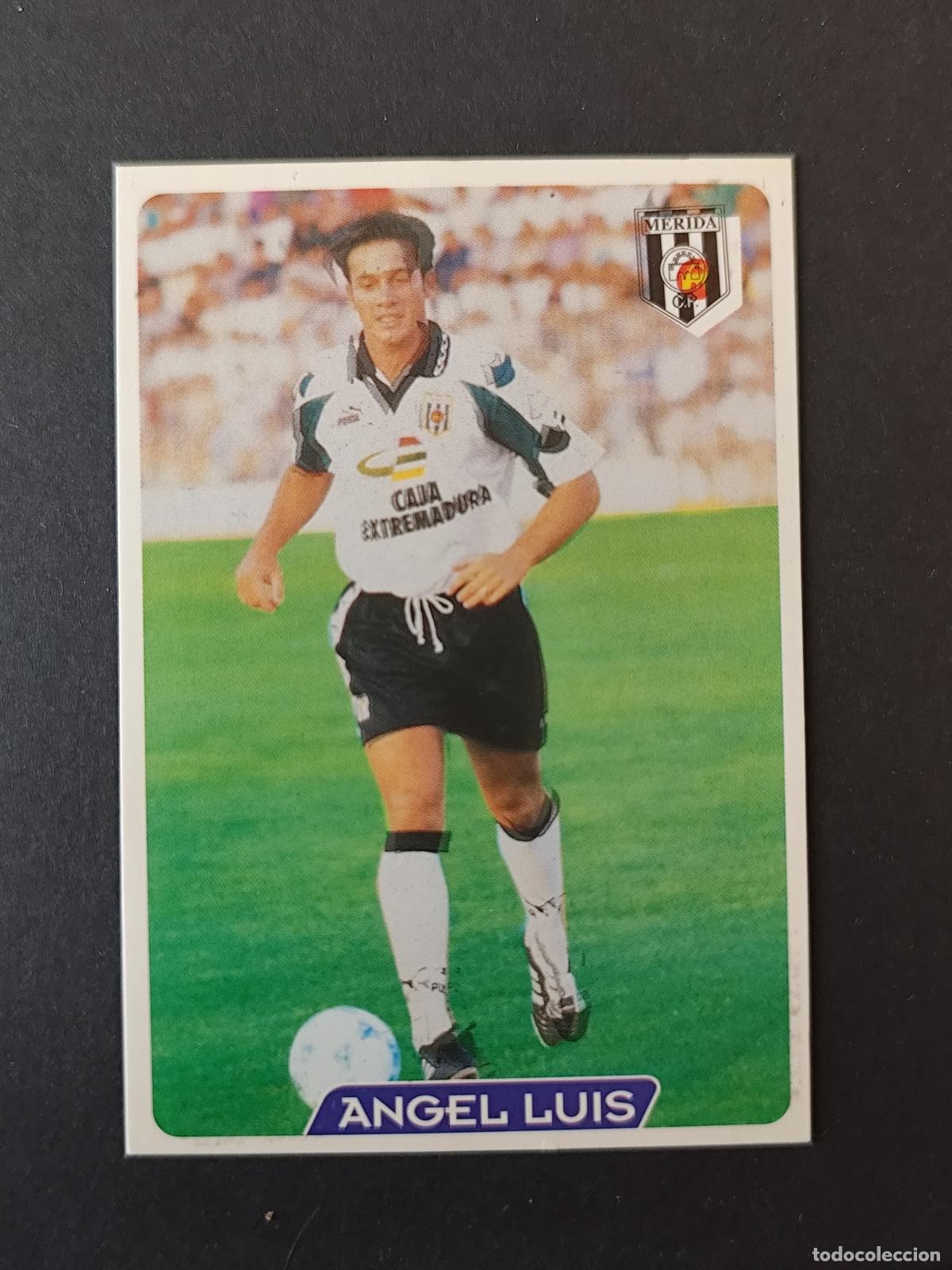 Cromos de Futebol: 347 ANGEL LUIS M&Eacute;RIDA ERROR MUNDICROMO FICHAS LIGA 1995 1996 95 96