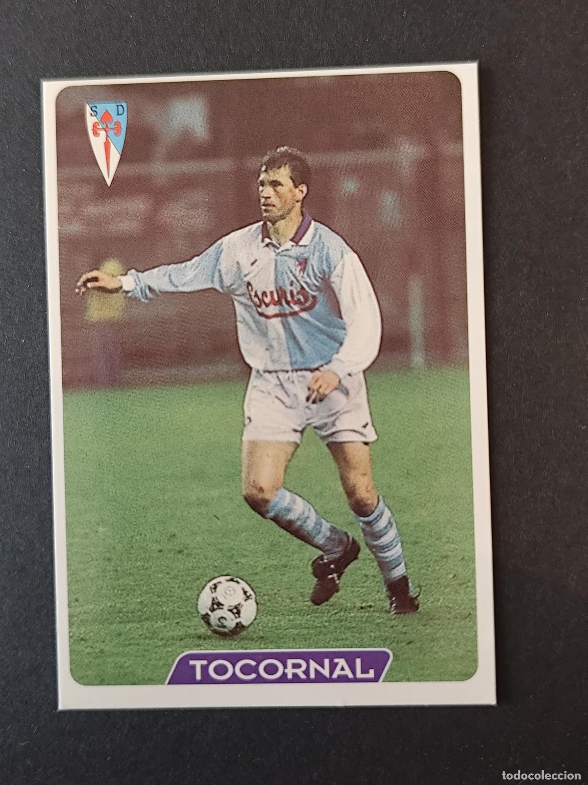 Cromos de F&uacute;tbol: 277 TOCORNAL COMPOSTELA MUNDICROMO FICHAS LIGA 1995 1996 95 96