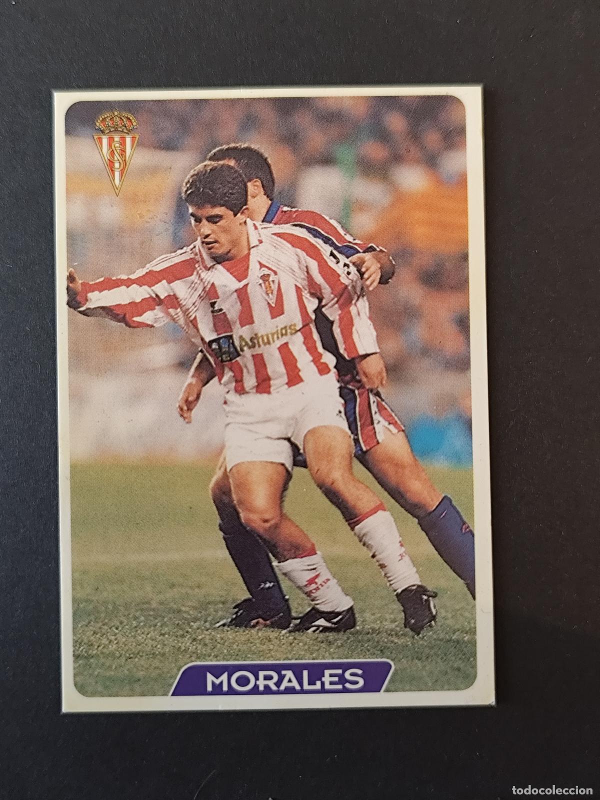 Cromos de F&uacute;tbol: 324 MORALES SPORTING GIJ&Oacute;N MUNDICROMO FICHAS LIGA 1995 1996 95 96