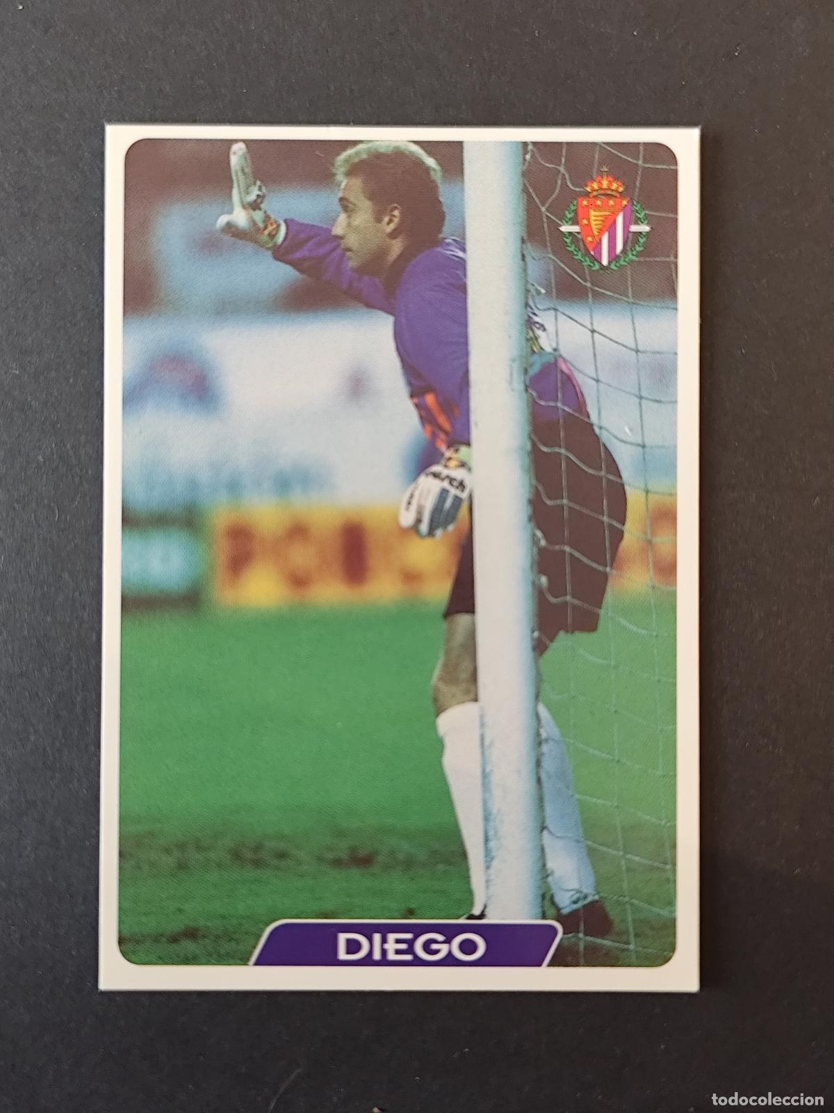 Figurine di Calcio: 328 DIEGO VALLADOLID &Uacute;LTIMA HORA MUNDICROMO FICHAS LIGA 1995 1996 95 96