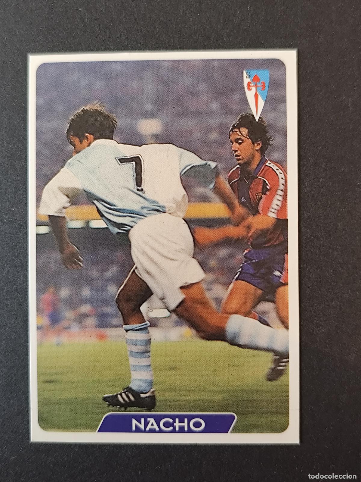 Fu&szlig;ball-Sticker: 278 NACHO COMPOSTELA ERROR LOGO BLANCO MUNDICROMO FICHAS LIGA 1995 1996 95 96