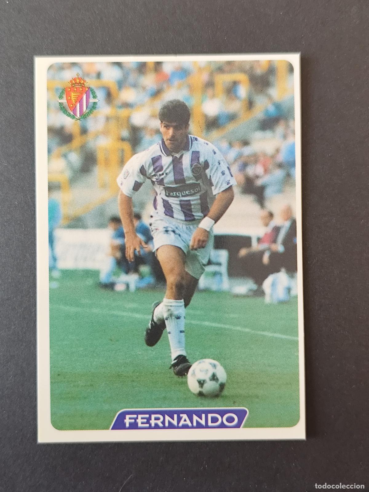 Cartes &agrave; collectionner de Football: 335 FERNANDO VALLADOLID MUNDICROMO FICHAS LIGA 1995 1996 95 96
