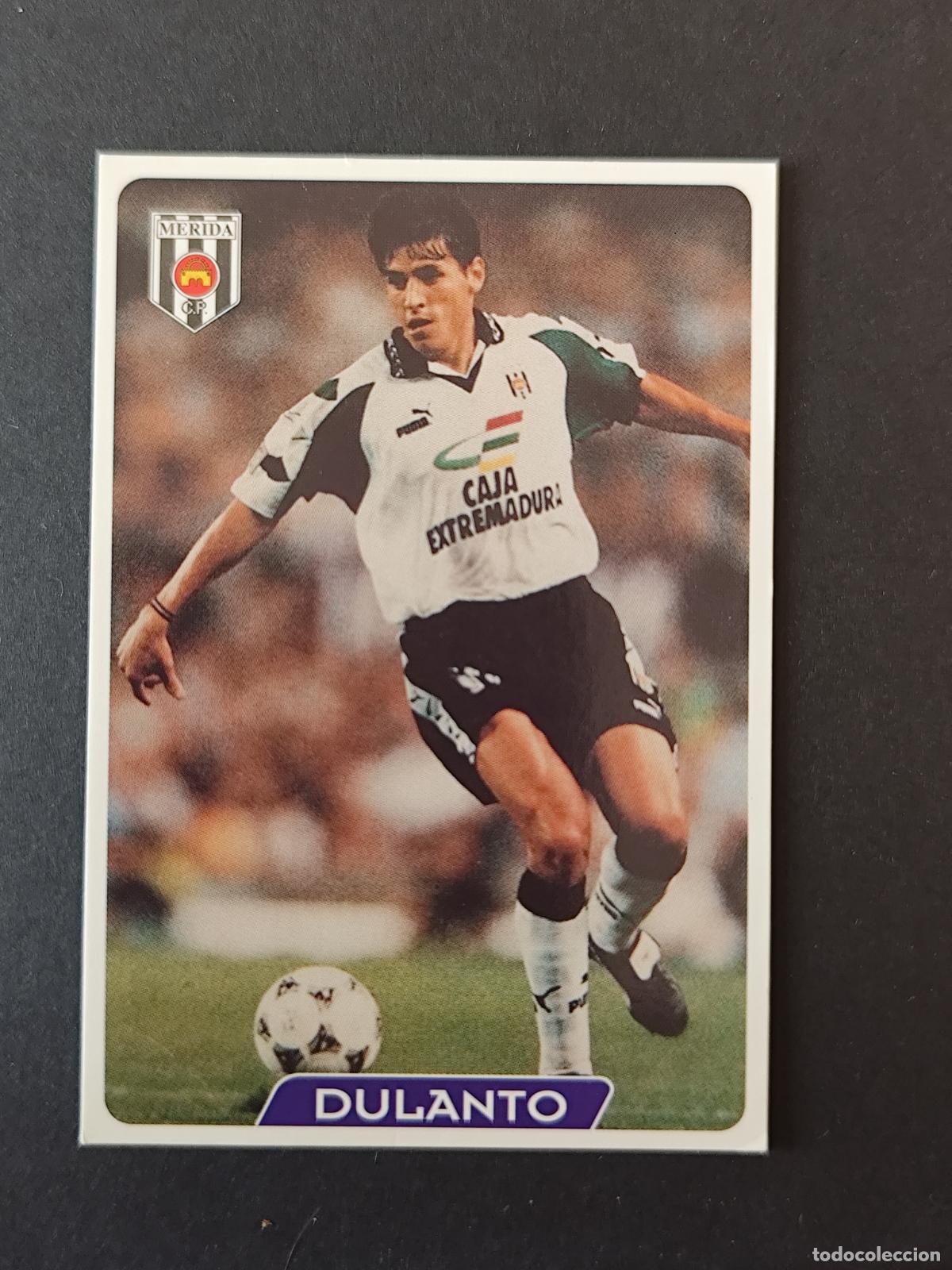 Football Stickers: 350 DULANTO M&Eacute;RIDA &Uacute;LTIMA HORA MUNDICROMO FICHAS LIGA 1995 1996 95 96