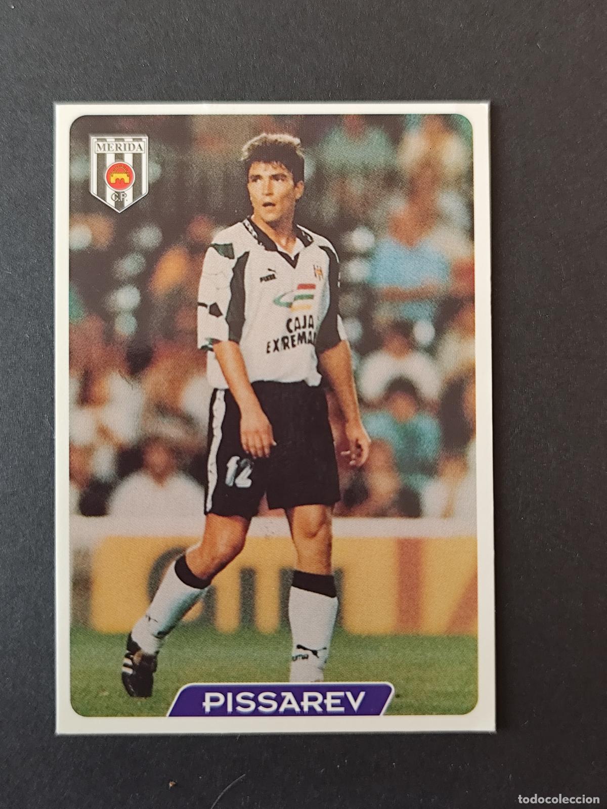 Fu&szlig;ball-Sticker: 360 PISSAREV M&Eacute;RIDA MUNDICROMO FICHAS LIGA 1995 1996 95 96