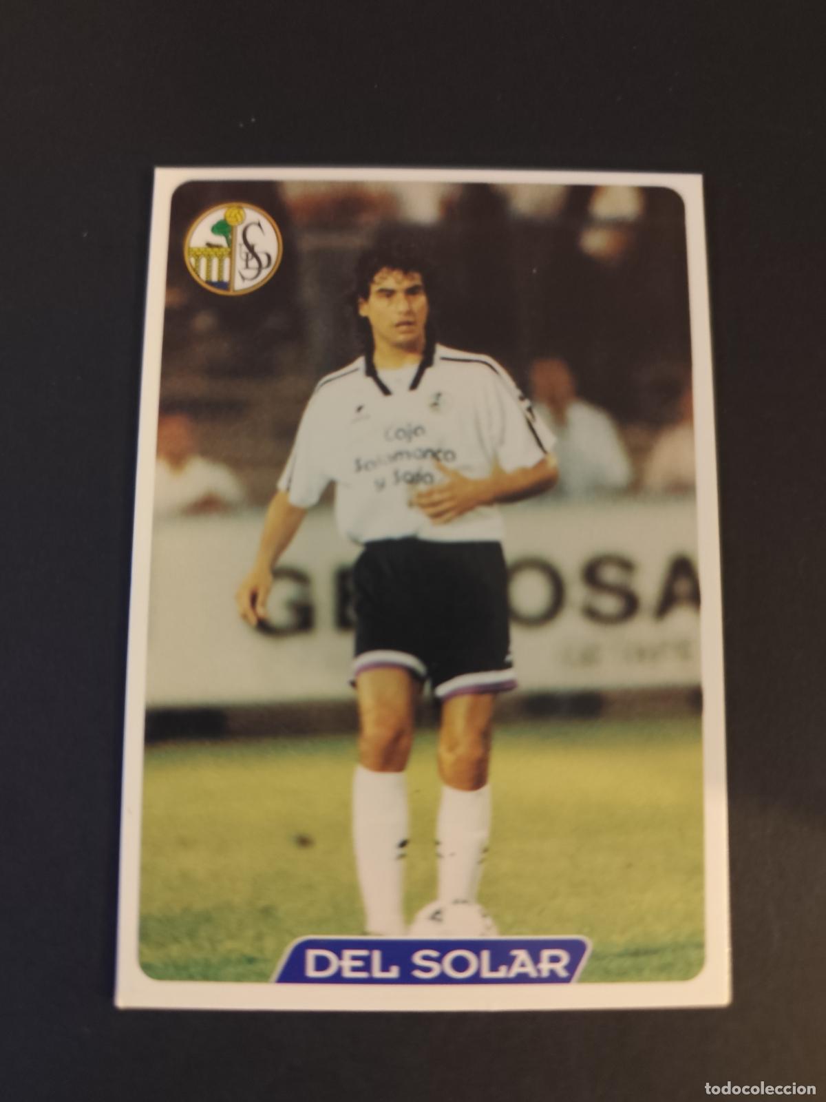 Football Stickers: 395 DEL SOLAR SALAMANCA MUNDICROMO FICHAS LIGA 1995 1996 95 96