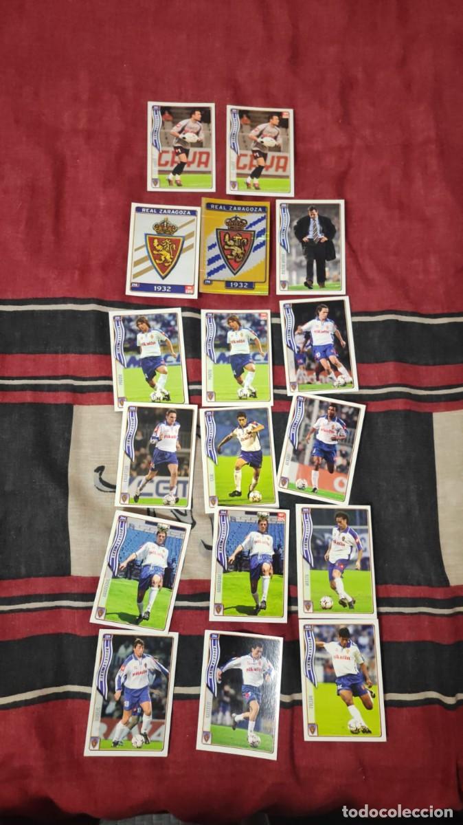 Cromos de F&uacute;tbol: 17 cromos del Real Zaragoza