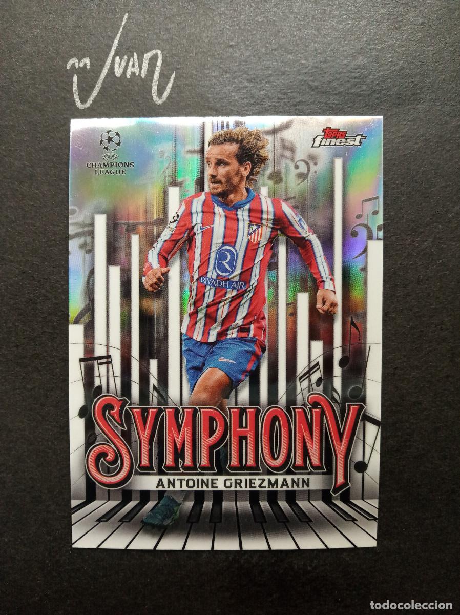 Cromos de f&uacute;tbol: 23 SYMPHONY GRIEZMANN ATLETICO MADRID ⚽ TOPPS &reg; FINEST UEFA CHAMPIONS LEAGUE 2024 2025 24 25 NUEVO