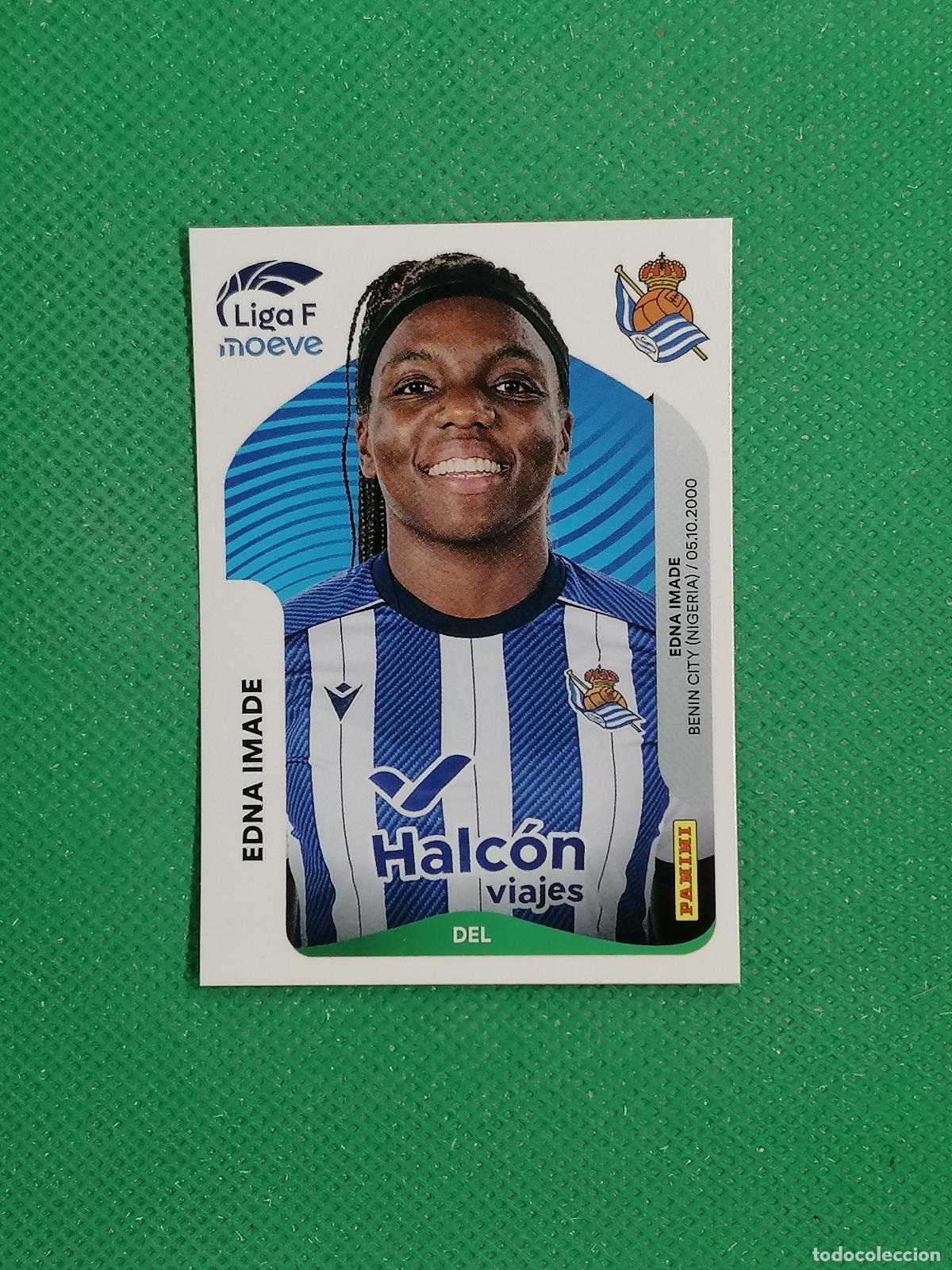 Football Stickers: 301 EDNA IMADE REAL SOCIEDAD ⚽ PANINI LIGA FEMENINA F MOEVE 25 26 2025 2026 ⚽