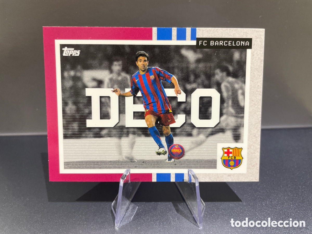 Cartes &agrave; collectionner de Football: Deco 44 We Want the Ball Topps Team Set FC Barcelona 2025-26