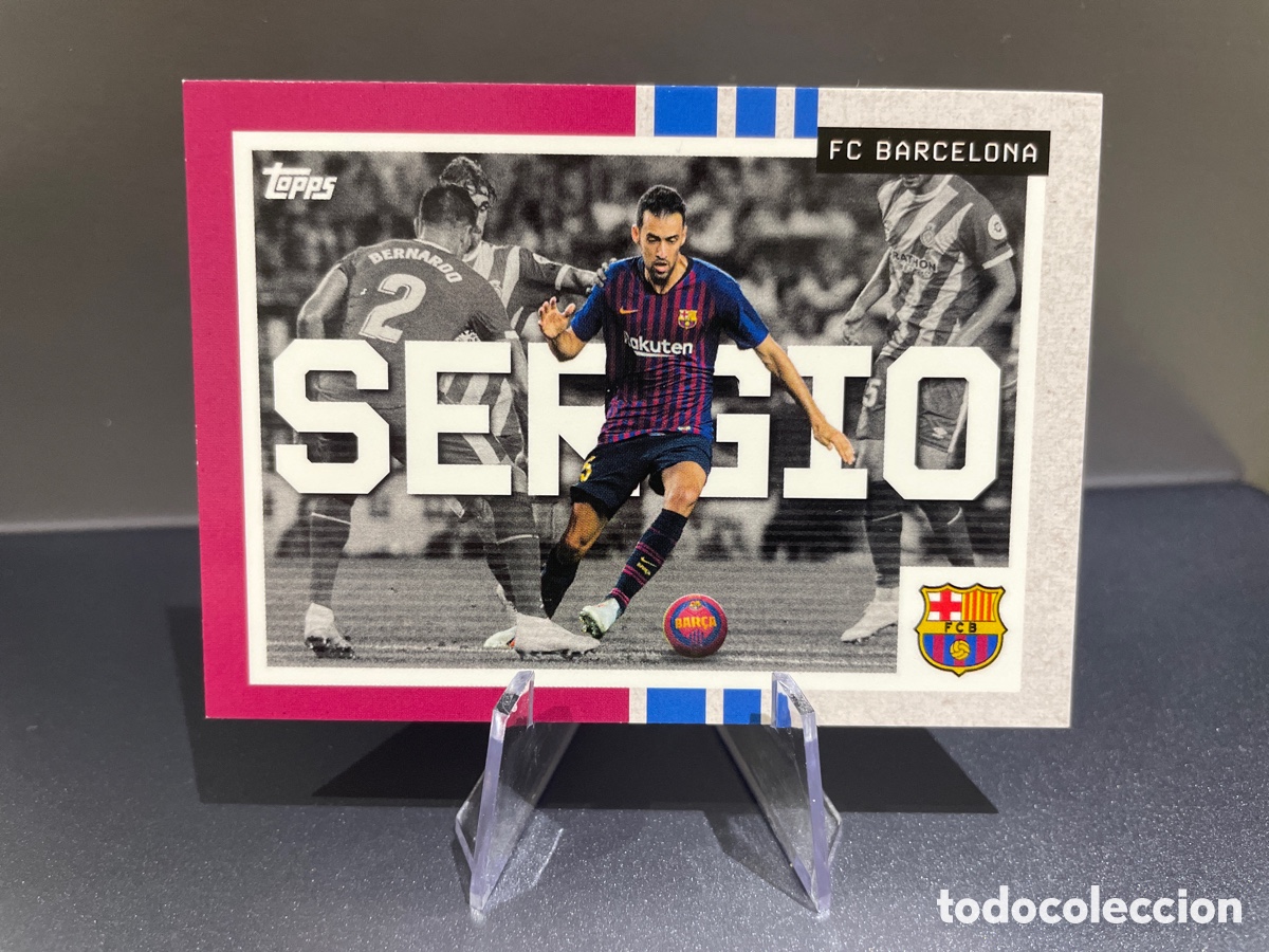 Cartes &agrave; collectionner de Football: Sergio Busquets 50 We Want the Ball Topps Team Set FC Barcelona 2025-26