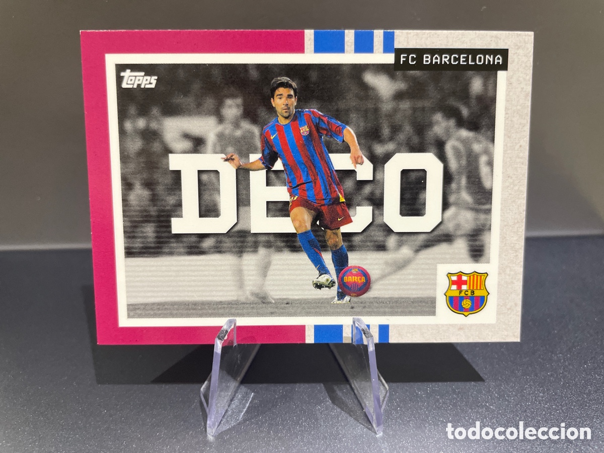 Cartes &agrave; collectionner de Football: Deco 44 We Want the Ball Topps Team Set FC Barcelona 2025-26