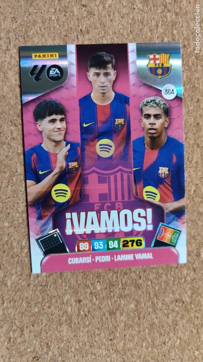 Cromos de Futebol: ADRENALYN XL LA LIGA 2025/26 CARD VAMOS FC BARCELONA # 364 PANINI