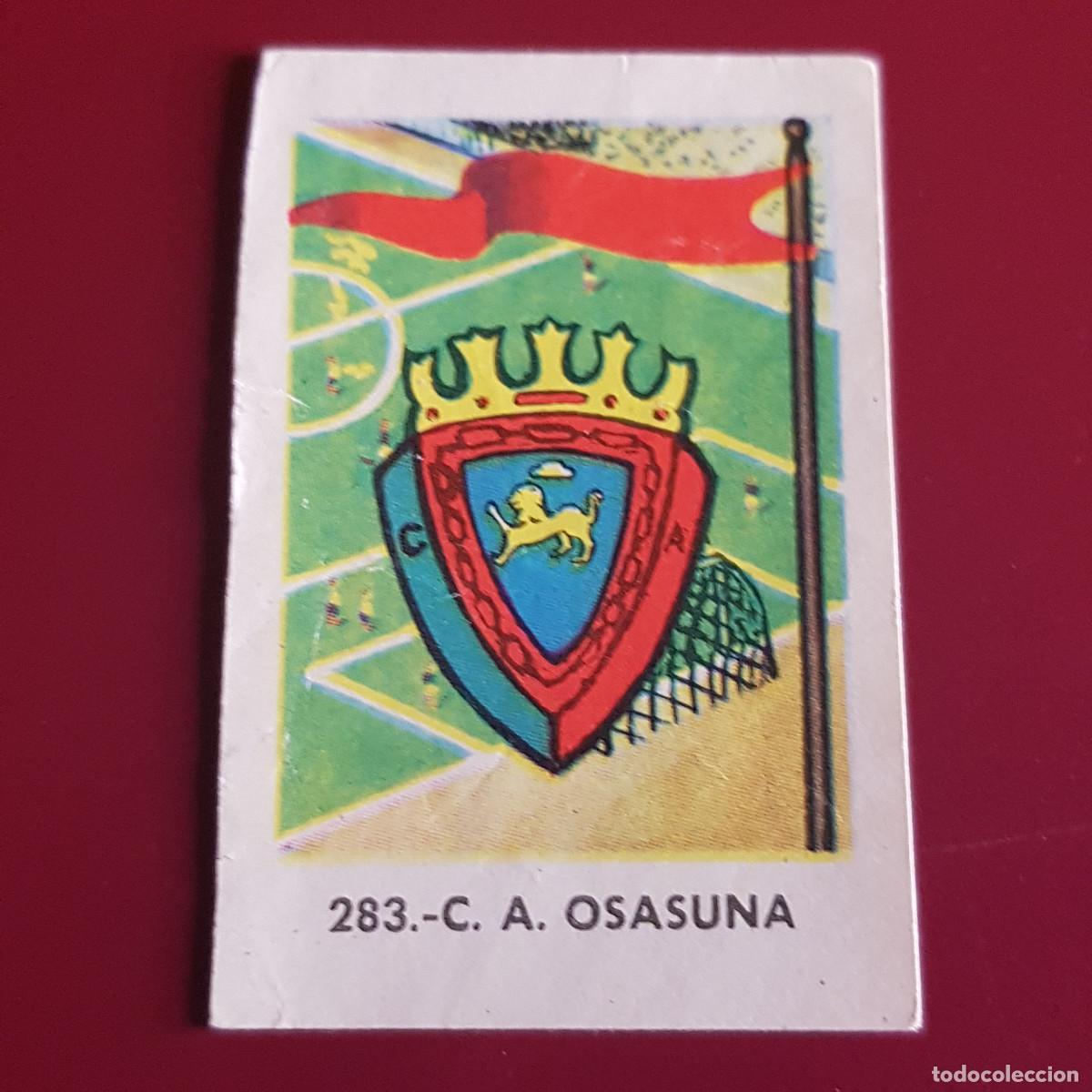Cromos de F&uacute;tbol: RUIZ ROMERO - CAMPEONATOS NACIONALES LIGA 1961 1962 - 61 62 - OSASUNA - ESCUDO 283 - NUNCA PEGADO
