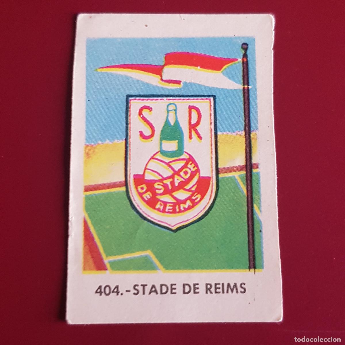 Cromos de F&uacute;tbol: RUIZ ROMERO - CAMPEONATOS LIGA 1961 1962 - 61 62 - STADE DE REIMS - ESCUDO 404 - NUNCA PEGADO