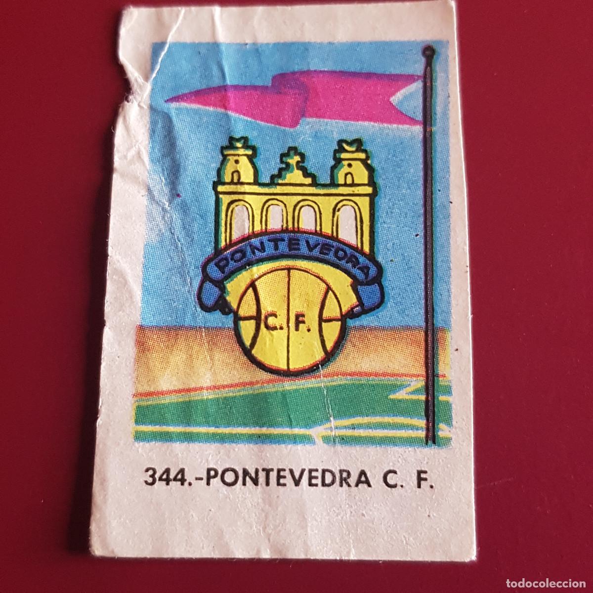 Cromos de F&uacute;tbol: RUIZ ROMERO - CAMPEONATOS LIGA 1961 1962 - 61 62 - PONTEVEDRA - ESCUDO 344 - NUNCA PEGADO