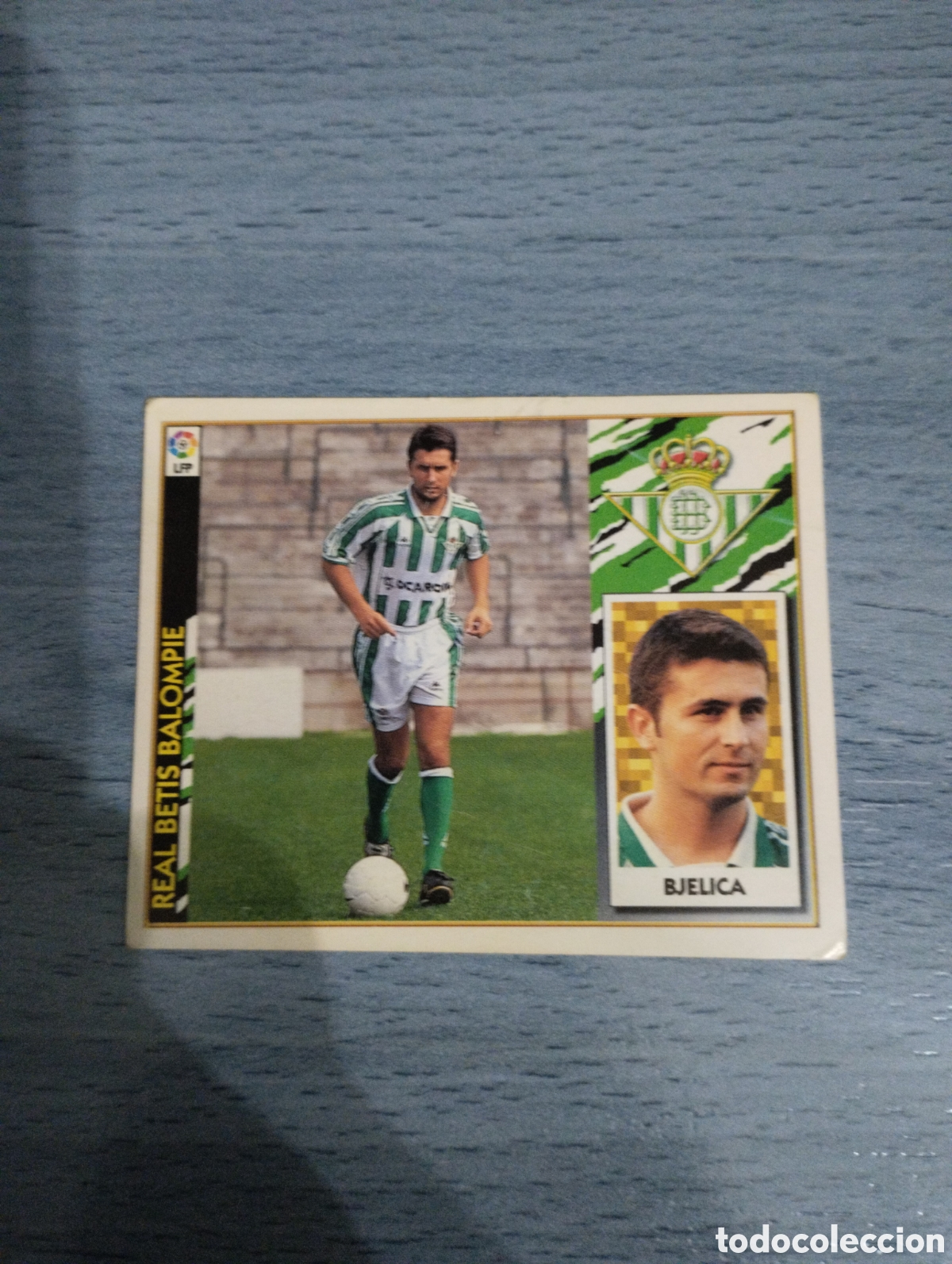 Cromos de F&uacute;tbol: Cromo ediciones este liga 97 98 bjelica Betis sin pegar