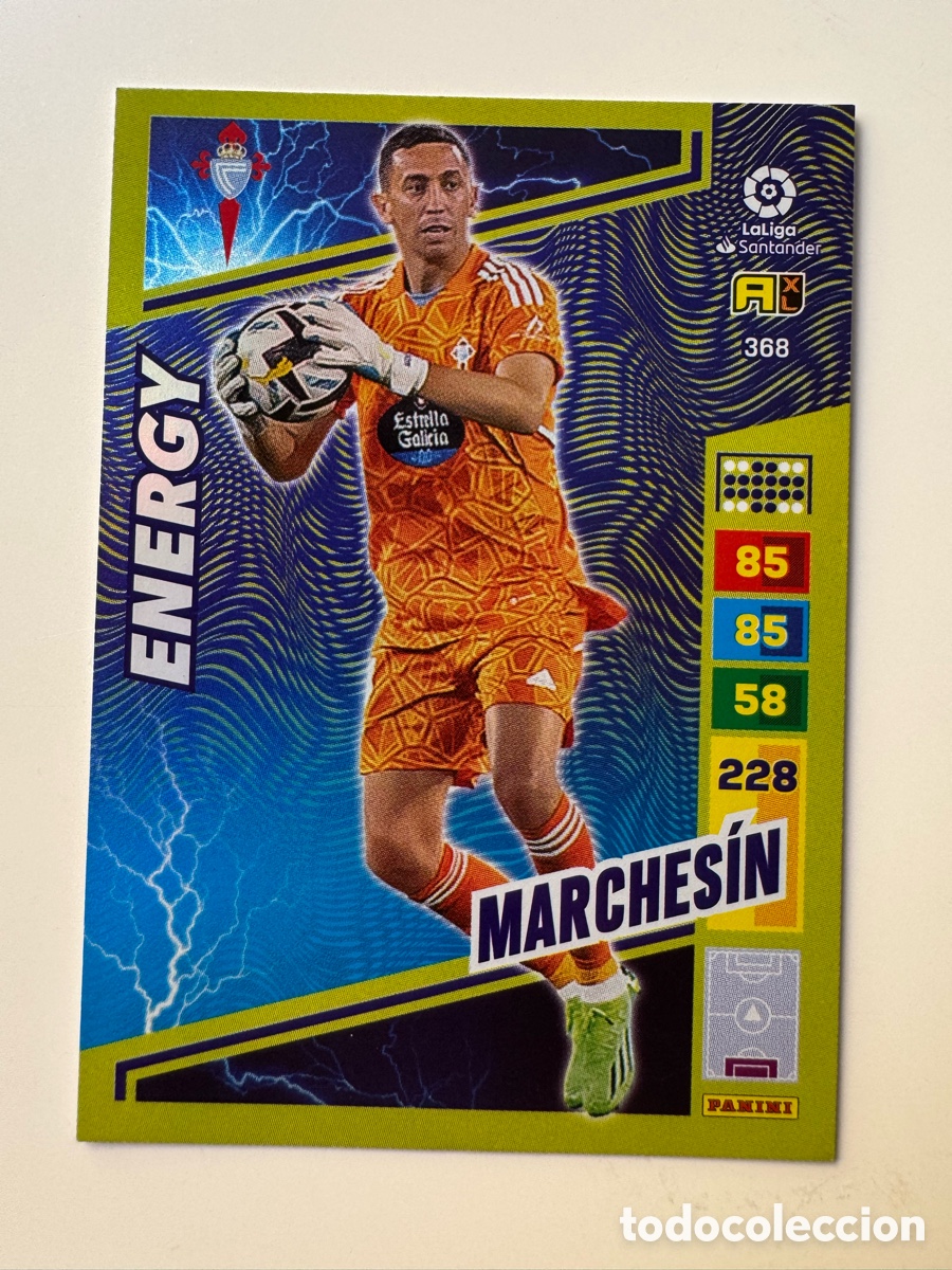 Fu&szlig;ball-Sticker: PANINI ADRENALYN XL LIGA SANTANDER 2022 2023 22 23 &ndash; N&ordm; 368 ENERGY MARCHES&Iacute;N CELTA