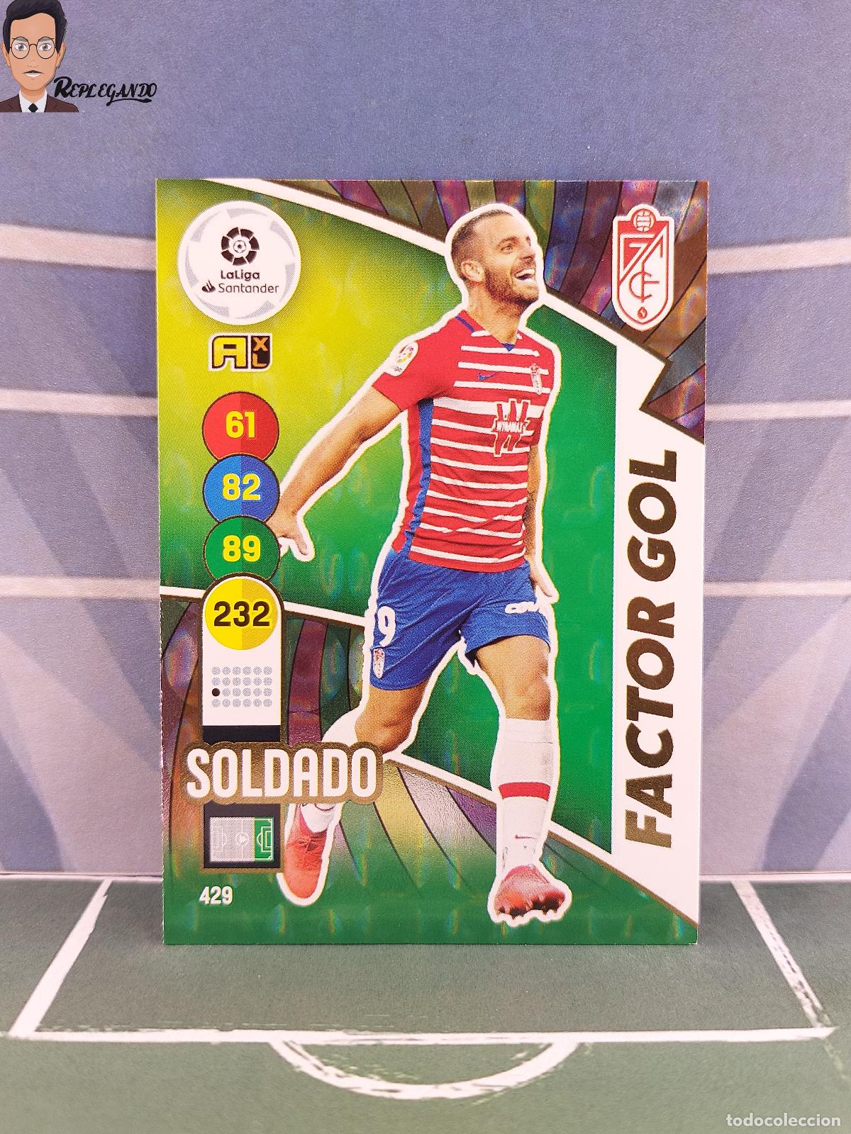 Figurine di Calcio: SOLDADO N&ordm; 429 / FACTOR GOL (GRANADA CF) ADRENALYN XL 2020 2021 PANINI 20 21 CARD LIGA TARJETA FICHA