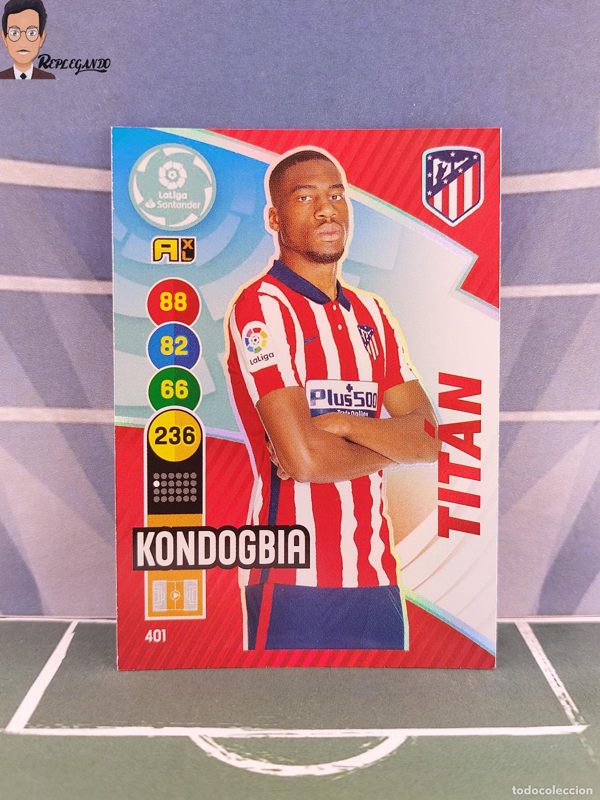 Fu&szlig;ball-Sticker: KONDOGBIA N&ordm; 401 / TITAN (ATL&Eacute;TICO MADRID) ADRENALYN XL 2020 2021 PANINI 20 21 CARD LIGA TARJETA LFP
