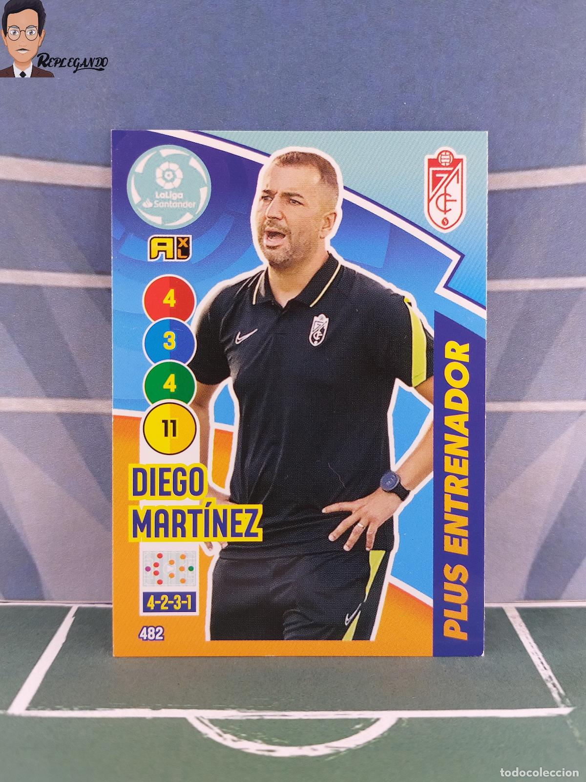 Cromos de Futebol: DIEGO MART&Iacute;NEZ N&ordm; 482 / ENTRENADOR PLUS (GRANADA CF) ADRENALYN XL 2020 2021 PANINI 20 21 CARD LIGA