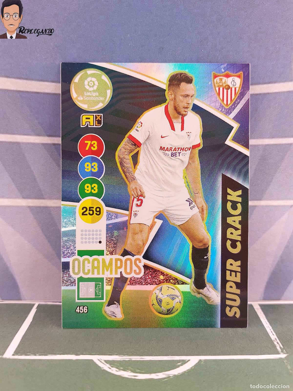 Fu&szlig;ball-Sticker: OCAMPOS N&ordm; 456 / SUPERCRACK (SEVILLA FC) ADRENALYN XL 2020 2021 PANINI 20 21 CARD LIGA TARJETA
