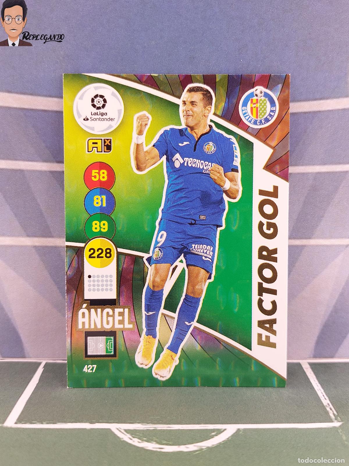 Figurine di Calcio: &Aacute;NGEL N&ordm; 427 / FACTOR GOL (GETAFE CF) ADRENALYN XL 2020 2021 PANINI 20 21 CARD LIGA TARJETA FICHA