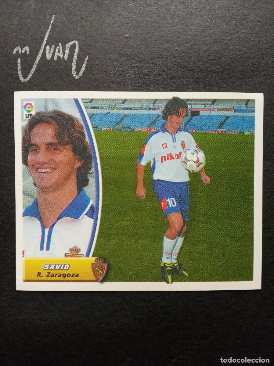 Cromos de F&uacute;tbol: FICHAJE N&ordm; 18 SAVIO REAL ZARAGOZA ⚽ COLECCIONES ESTE &reg; 2003 2004 LIGA FUTBOL 03 04 SIN PEGAR NUNCA