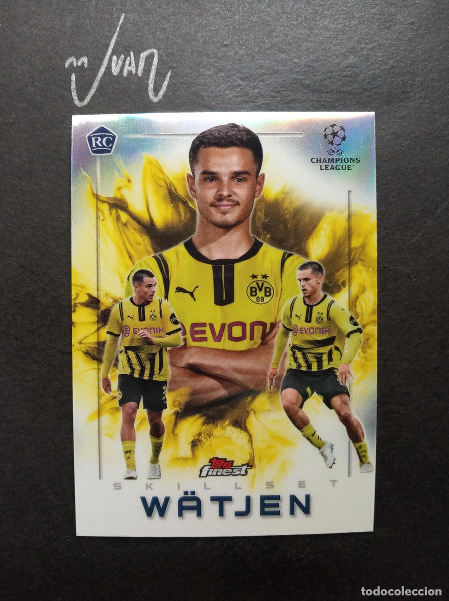 Cromos de Futebol: 12 SKILLSET ROOKIE WATJEN BORUSSIA DORTMUND ⚽ TOPPS &reg; FINEST UEFA CHAMPIONS LEAGUE 2024 2025 24 25