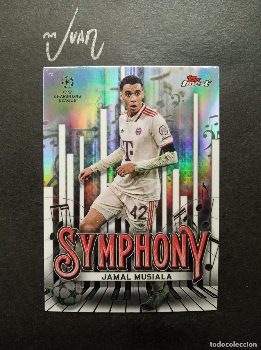 Cromos de F&uacute;tbol: SY 9 SYMPHONY MUSIALA BAYER MUNICH ⚽ TOPPS &reg; FINEST UEFA CHAMPIONS LEAGUE 2024 2025 24 25 NUEVO