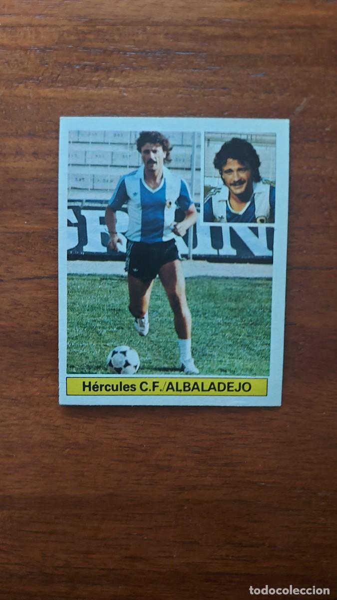 Football Stickers: Albaladejo ( Hercules C.F. ) Coloca Ediciones Este Liga 81/82 sin pegar nuevo 1981/82