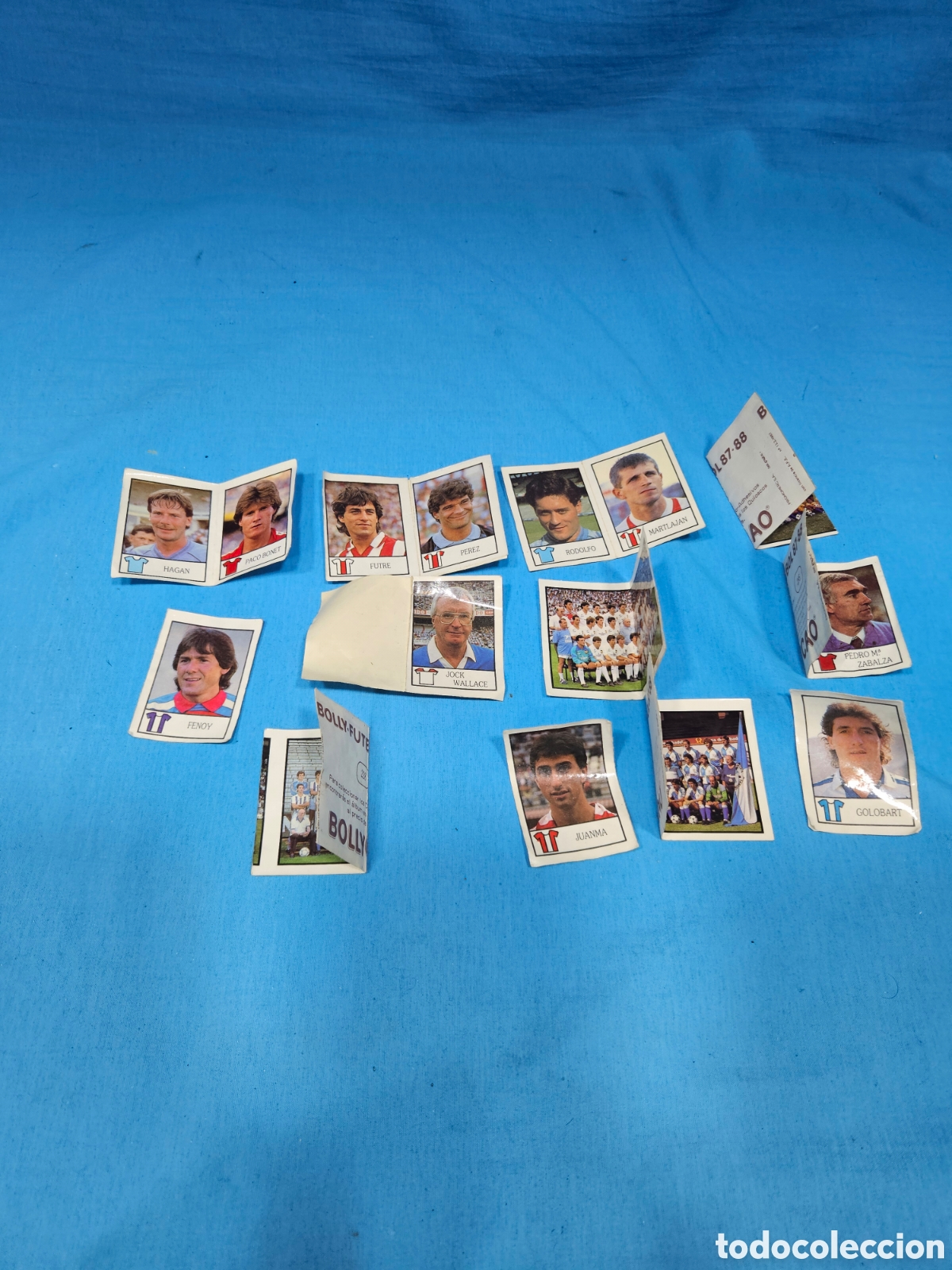 Cromos de F&uacute;tbol: LOTE 12 CROMOS DE BOLLYCAO FUTBOL