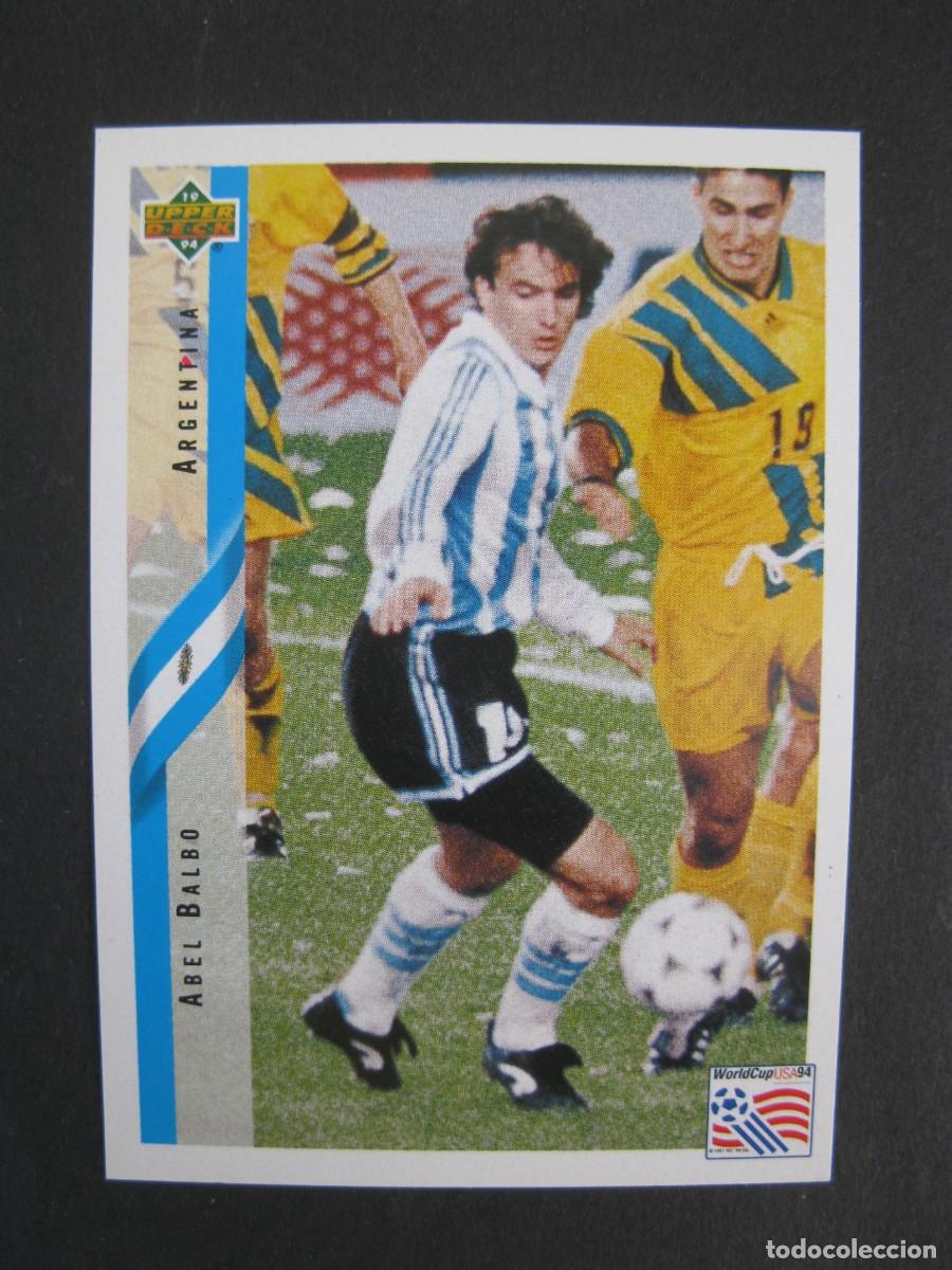Figurine di Calcio: ABEL BALBO (ARGENTINA) - CROMO N&ordm; 159 - MUNDIAL USA 94 - UPPER DECK - NUNCA PEGADO.