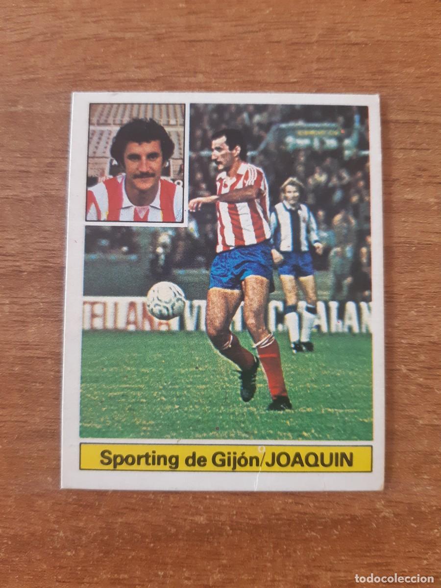 Cromos de F&uacute;tbol: Joaqu&iacute;n (Sporting Gij&oacute;n) Liga 81-82 ESTE . Nunca pegado, sin pegar