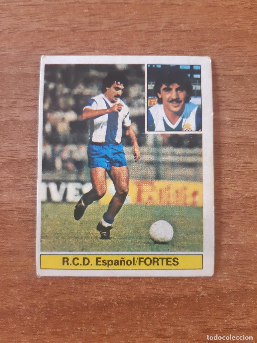 Cromos de F&uacute;tbol: Fortes (Espa&ntilde;ol) Liga 81-82 ESTE . Nunca pegado, sin pegar