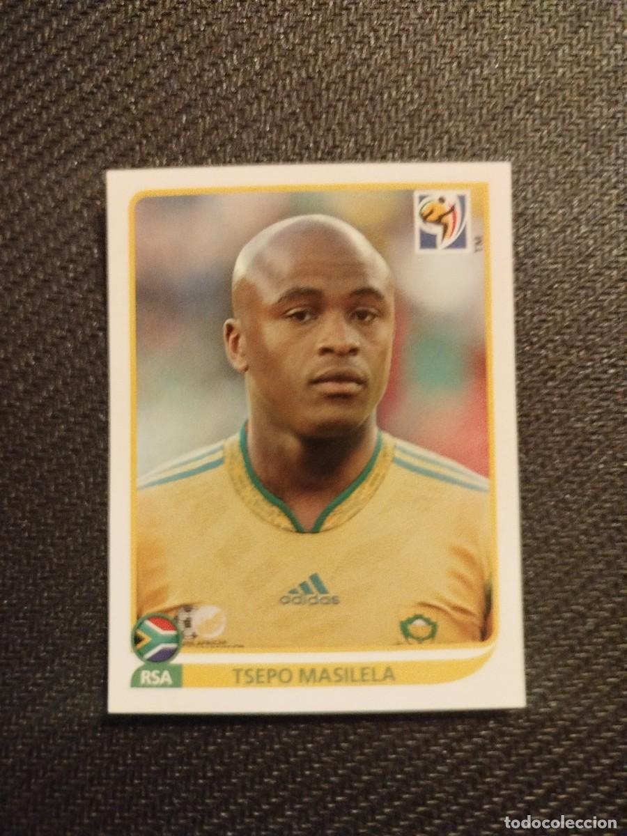 Figurine di Calcio: 34. Tsepo Masilela (Sud&aacute;frica) - Panini 2010 Copa del Mundo Sud&aacute;frica / World Cup South Africa