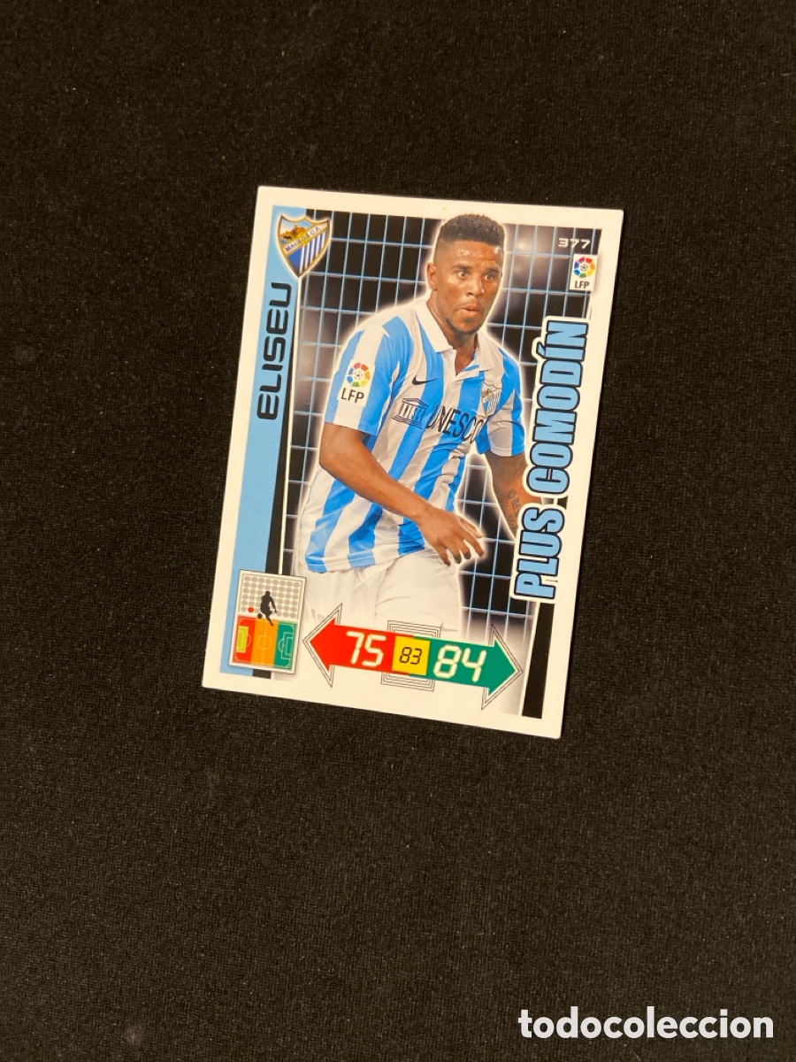 Cartes &agrave; collectionner de Football: ELISEU 377 (M&Aacute;LAGA) 2012-2013 12 13 ADRENALYN PANINI CROMO CARTA A-2