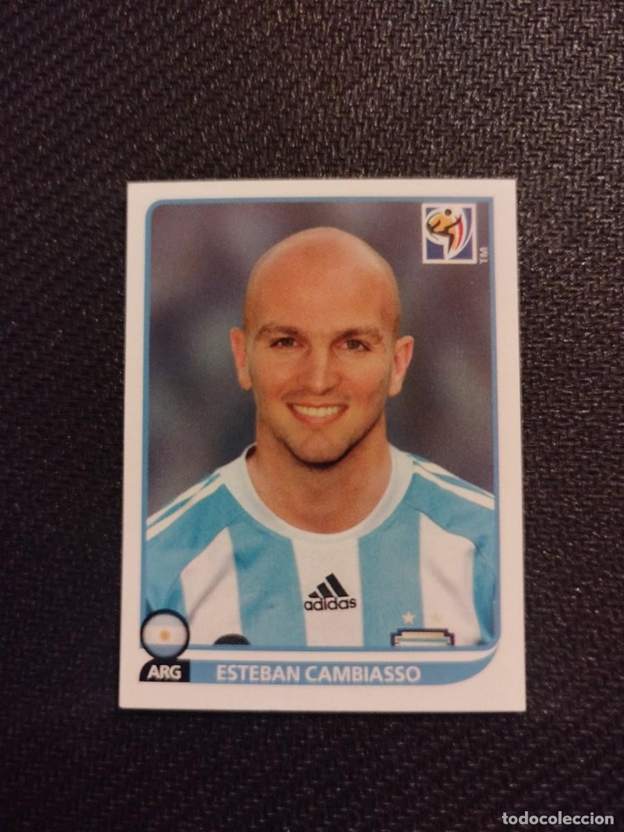 Fu&szlig;ball-Sticker: 114. Esteban Cambiasso (Argentina) - Panini 2010 Copa del Mundo Sud&aacute;frica / World Cup South Africa